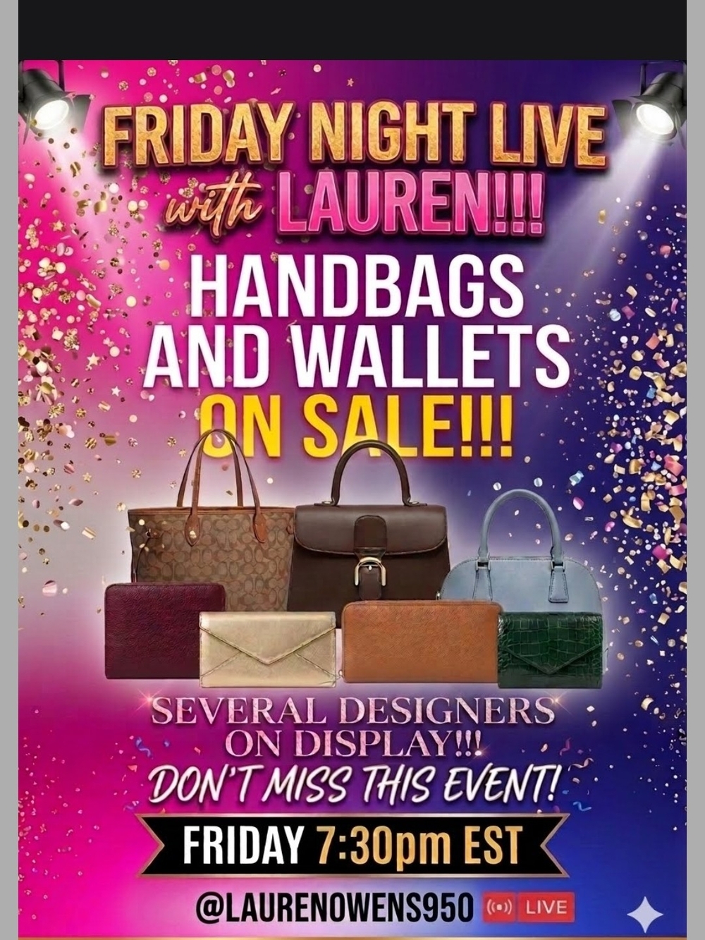 Designer-Inspired Women's Handbag Collection - Multi-Color Lot